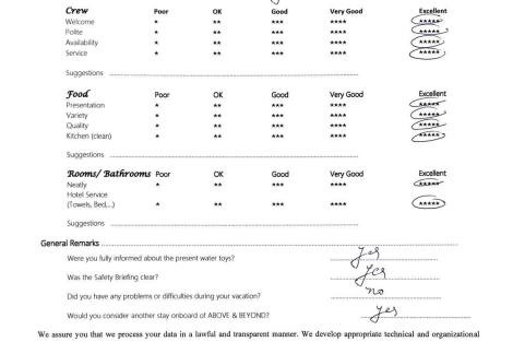 Review img # 118 of the yacht ABOVE & BEYOND