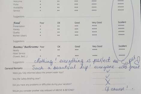 Review img # 70 of the yacht ABOVE & BEYOND