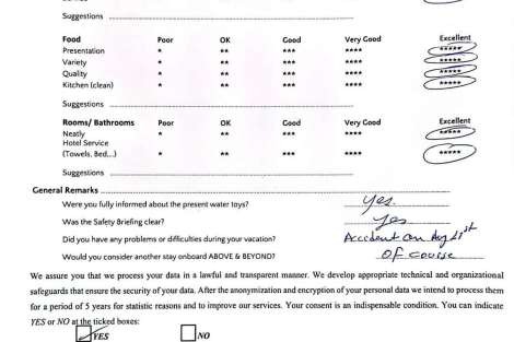 Review img # 42 of the yacht ABOVE & BEYOND