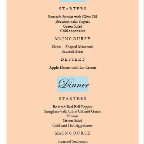 Food onboard AEGEAN CLIPPER # 6