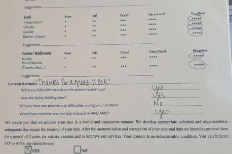 Review img # 47 of the yacht ANDIAMO