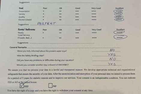 Review img # 40 of the yacht ANDIAMO