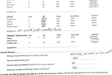 Review img # 93 of the yacht NAMASTE (SAMANA)