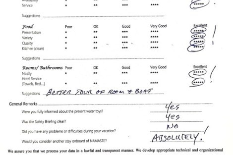 Review img # 123 of the yacht NAMASTE (SAMANA)