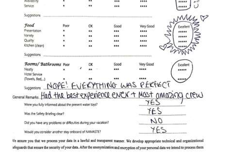 Review img # 111 of the yacht NAMASTE (SAMANA)