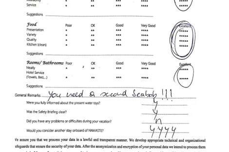 Review img # 98 of the yacht NAMASTE (SAMANA)