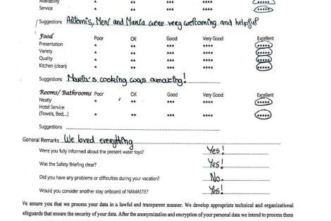 Review img # 118 of the yacht NAMASTE (SAMANA)