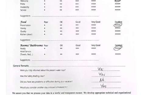 Review img # 65 of the yacht NAMASTE (SAMANA)