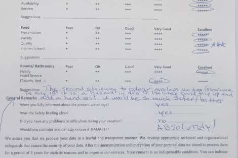 Review img # 52 of the yacht NAMASTE (SAMANA)