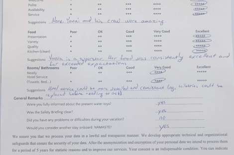 Review img # 53 of the yacht NAMASTE (SAMANA)