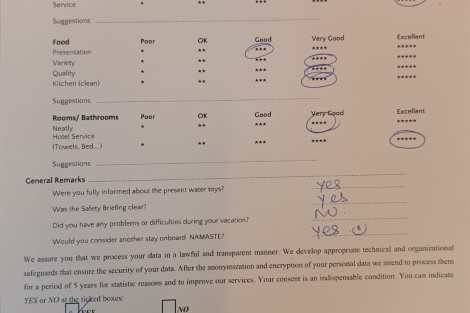 Review img # 49 of the yacht NAMASTE (SAMANA)