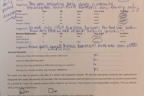 Review img # 45 of the yacht NAMASTE (SAMANA)