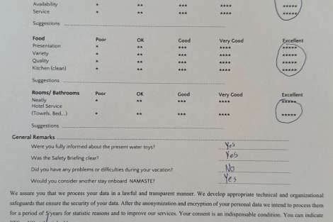 Review img # 38 of the yacht NAMASTE (SAMANA)