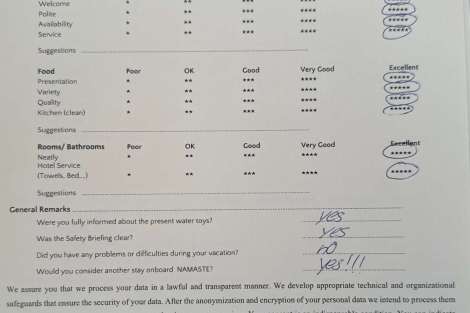 Review img # 30 of the yacht NAMASTE (SAMANA)