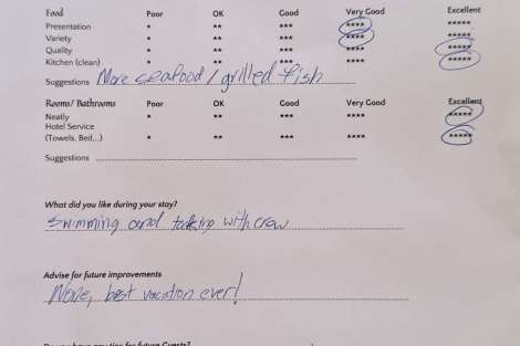 Review img # 24 of the yacht NAMASTE (SAMANA)